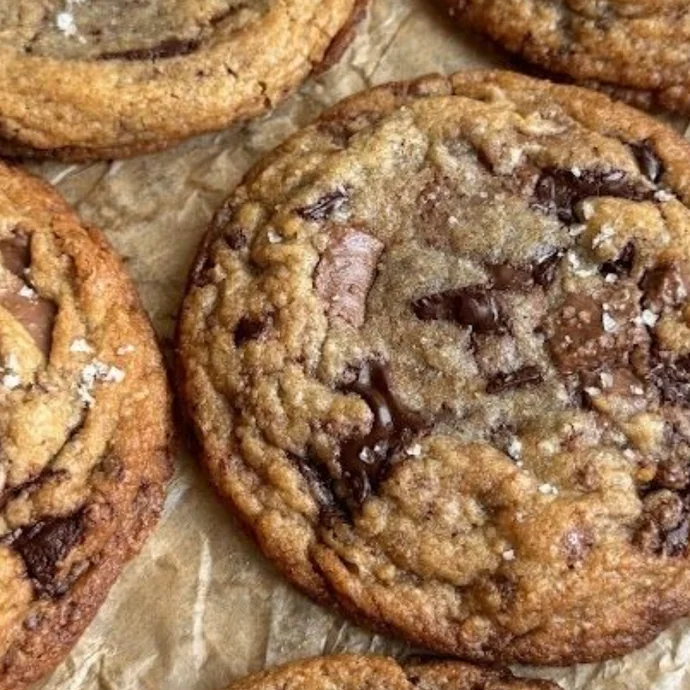 Willow Bakery classic chocolate chip cookies with chocolate chunks and flaky sea salt